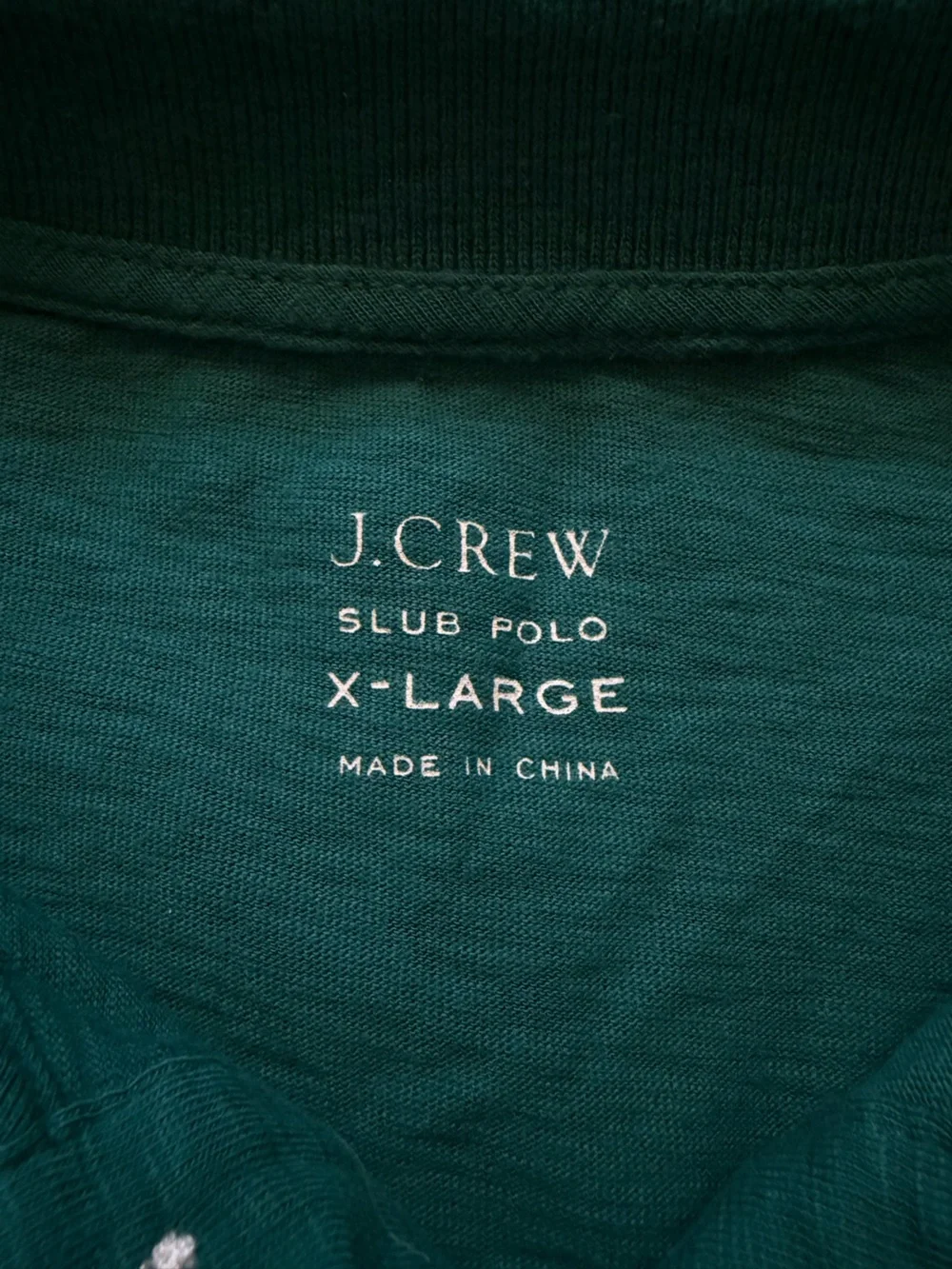 J. Crew Men's Short-Sleeve Polo — Teal